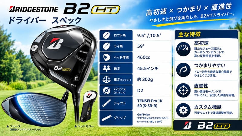ブリヂストン　B2HT　ドライバー