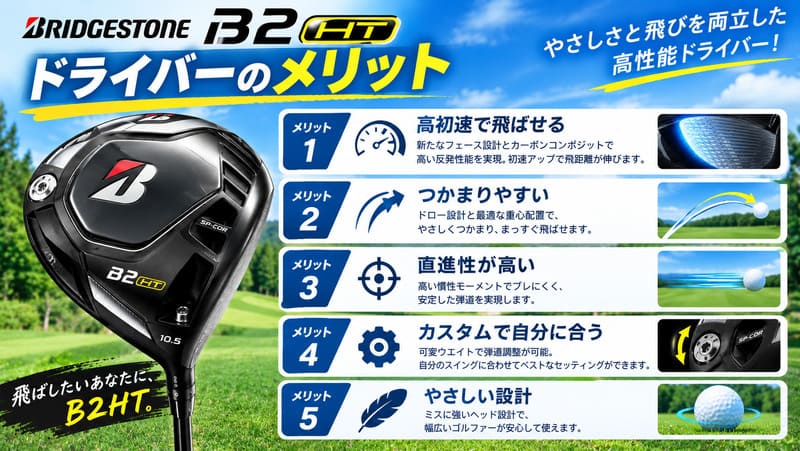 ブリヂストン　B2HT　ドライバー